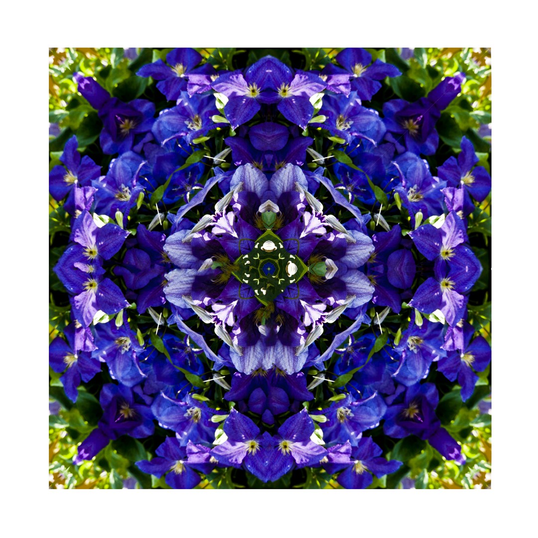 Kaleidoskop, diesmal in Blau