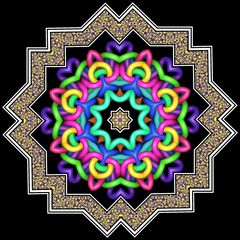 Kaleidoskop K058 aus Knot-Fraktal 1337