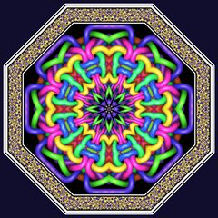 Kaleidoskop K469  aus Knot-Fraktal 1337