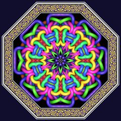 Kaleidoskop K469  aus Knot-Fraktal 1337