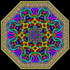 Kaleidoskop K472 vom Knot-Fraktal 1005