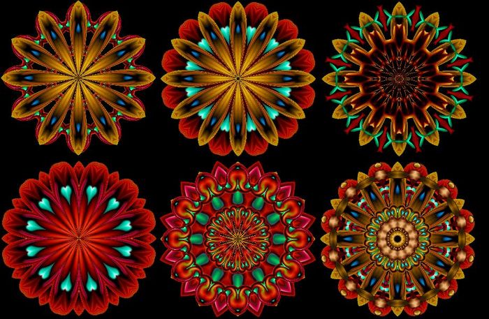 Kaleidoskope-Farbenspiele