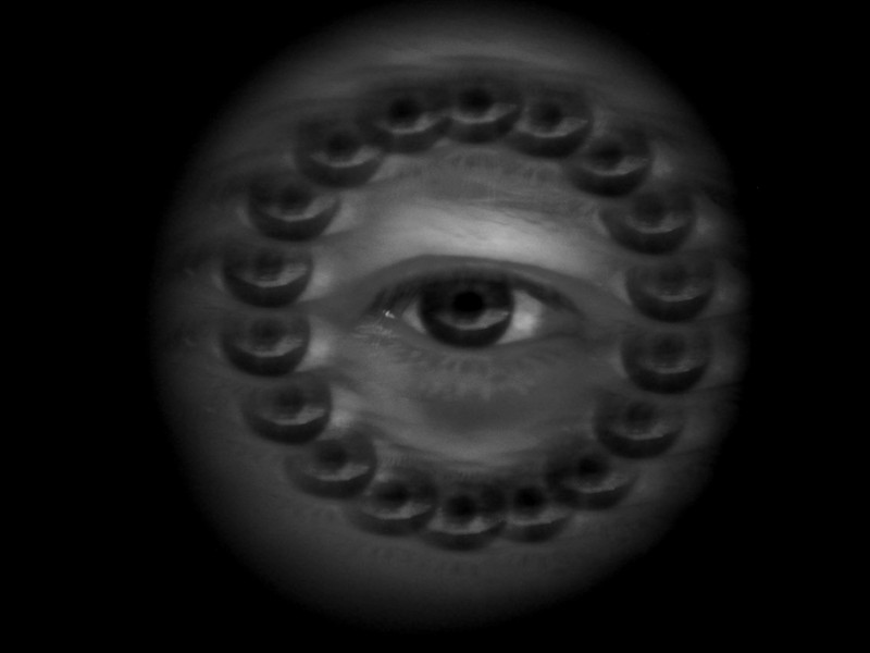 Kaleidoskopisches Auge