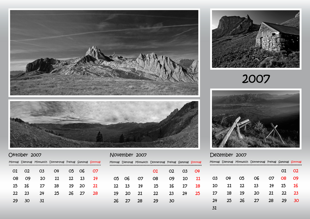Kalender 2007, Quartal 4