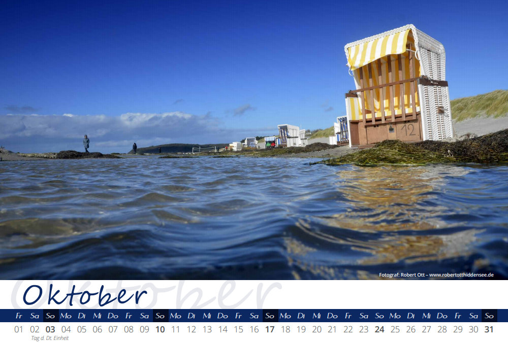 Kalender 2021 Hiddensee Oktober