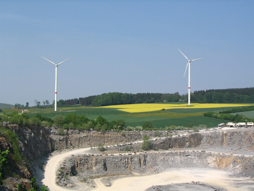 "Kalender Blatt 06/2008 "  Windräder Energie im Beckumer Feld im Sauerland