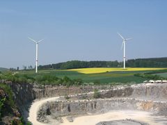 "Kalender Blatt 06/2008 "  Windräder Energie im Beckumer Feld im Sauerland