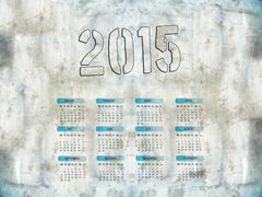 Kalender Grunge 2015