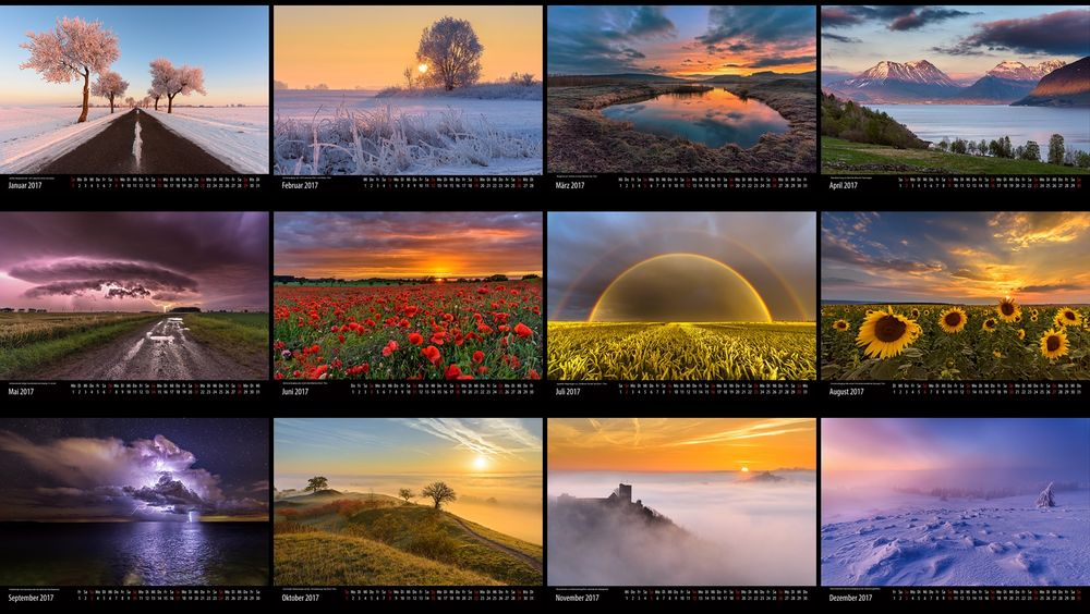 Kalender Wettermotive 2017 Foto & Bild  natur, kalender, wetter Bilder 