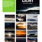 Kalender2016: Licht unter den Wolken