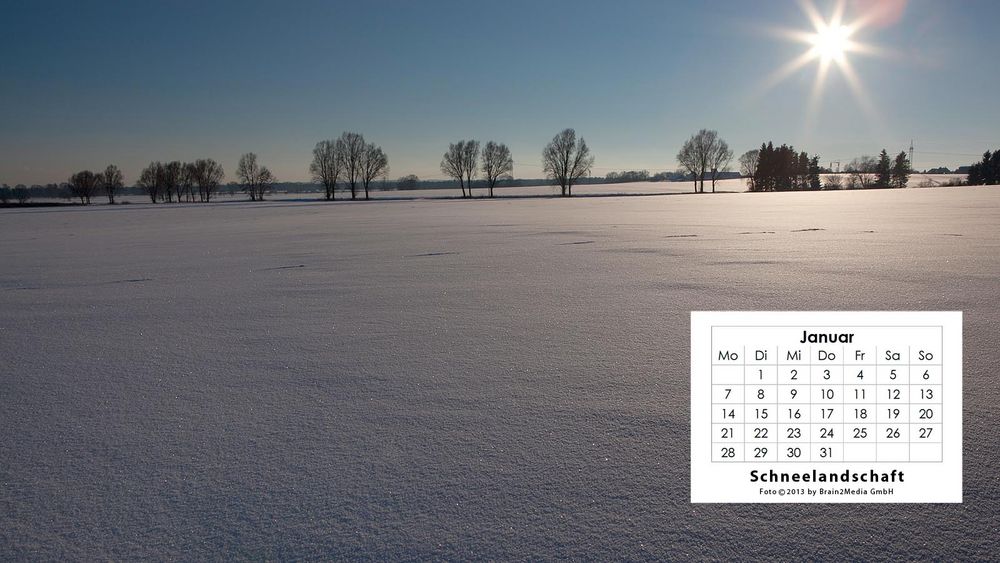 Kalenderbild Januar 2013