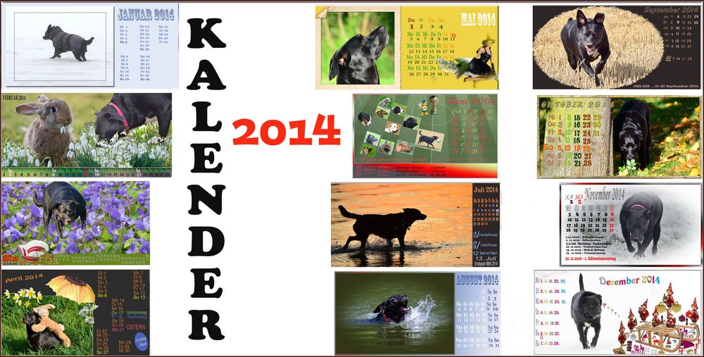 Kalenderblätter 2014