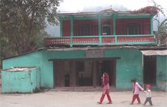 Kali Gandaki Einstiegsbrücke in Ramdi: Das Hotel Shanti