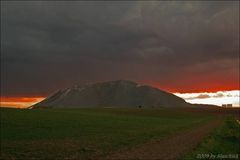 Kaliberg im Sonnenuntergang