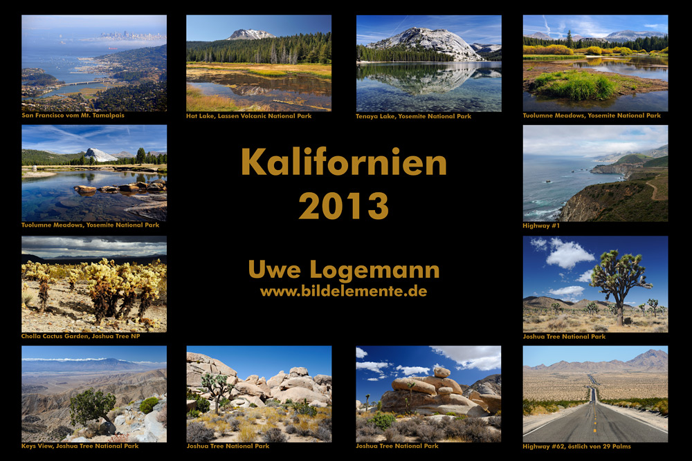 Kalifornien - Fotokalender 2013