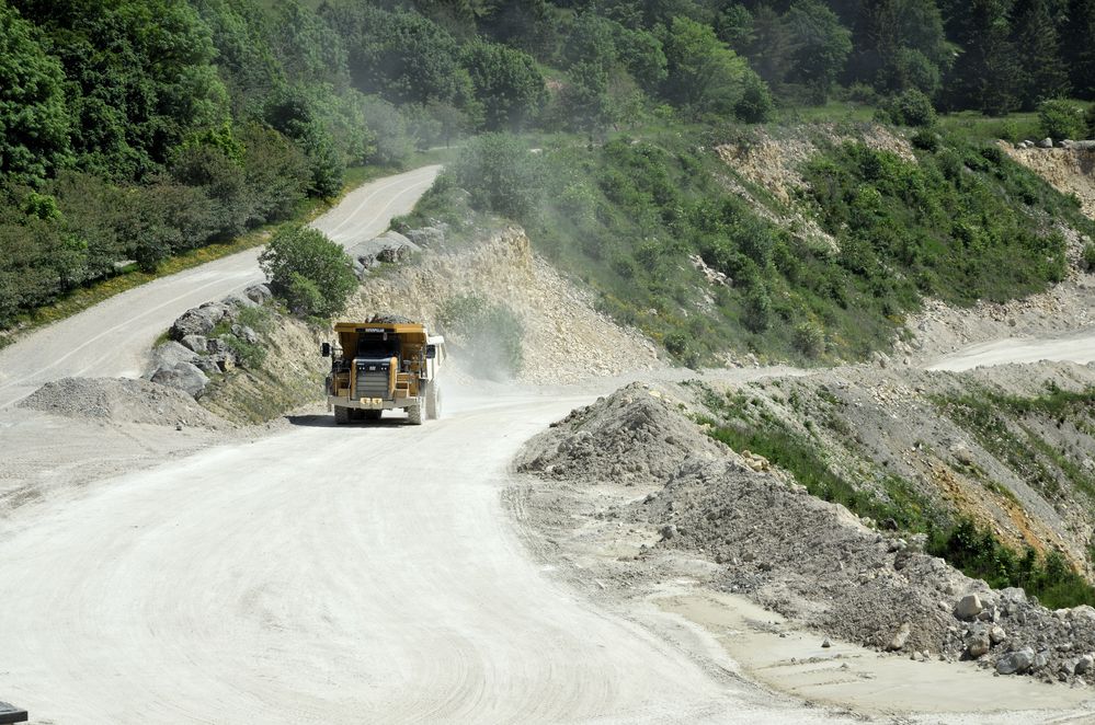 Kalkabbau für das Zermentwerk