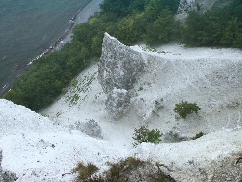 Kalkfelsen auf Rügen