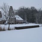 kalkoven in de winter