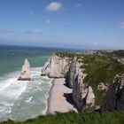 Kalksandfelsen in Etratat Frankreich