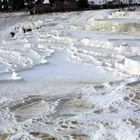 Kalksteinterassen, Pamukkale in der Türkei