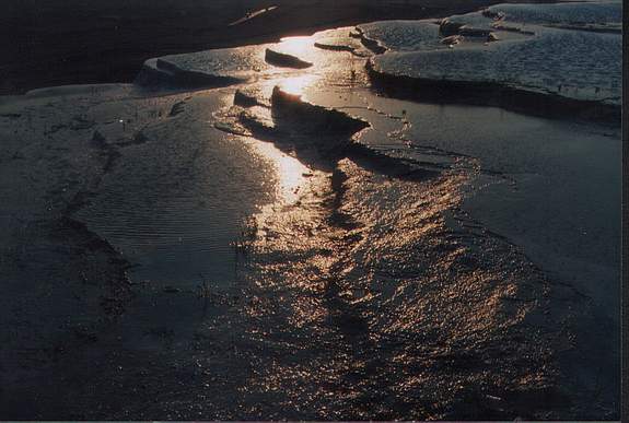 Kalkterassen in Pamukkale/Turkei