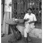 Kalkutta 1956 - Strassenhändler - Analoge Fotografie