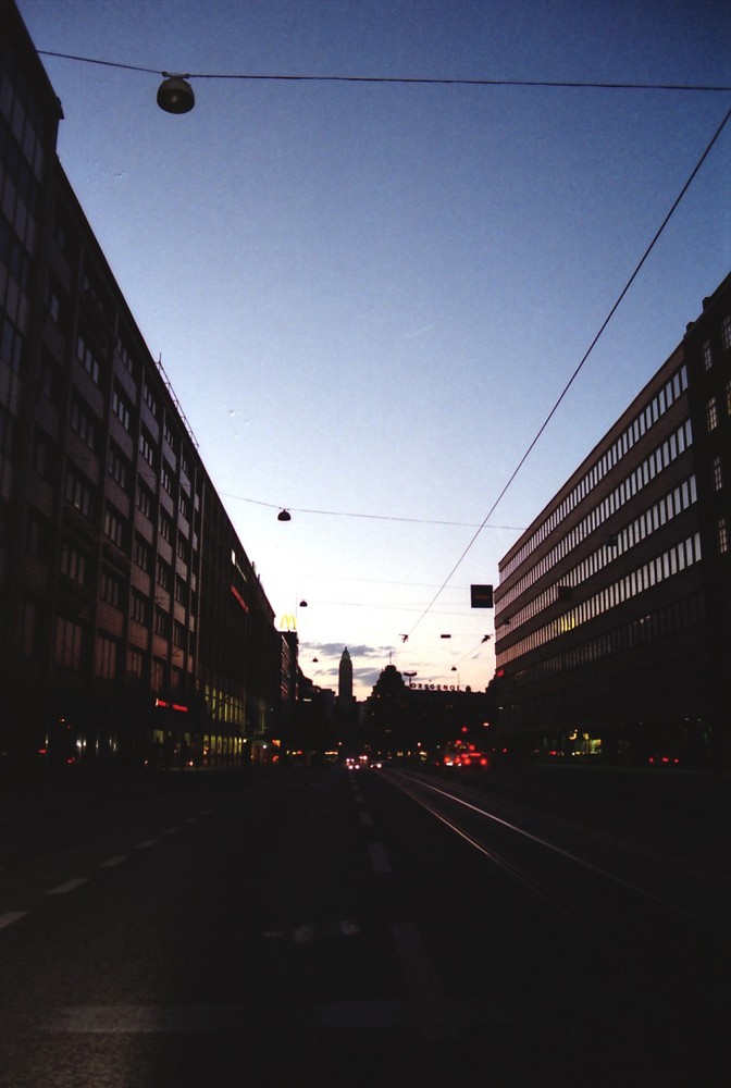 Kallio bei Nacht (Ende Mai)