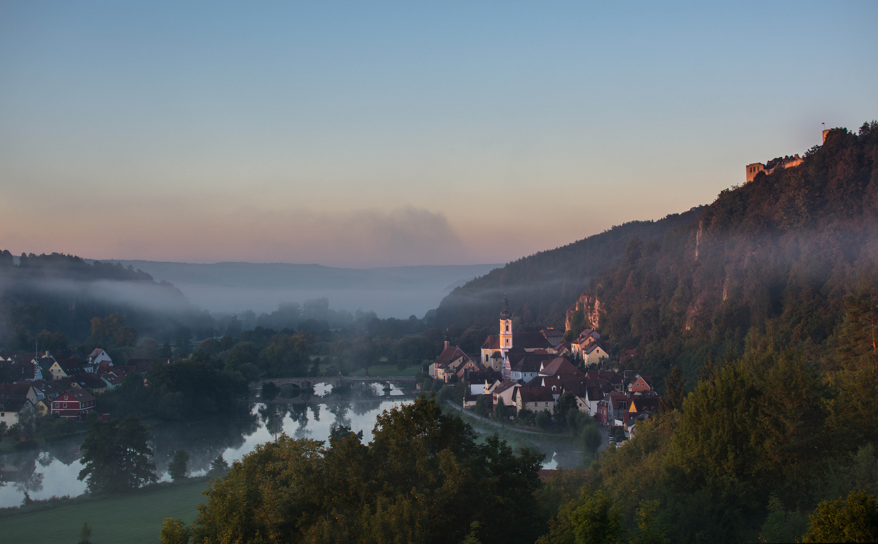 Kallmünz im Morgenlicht