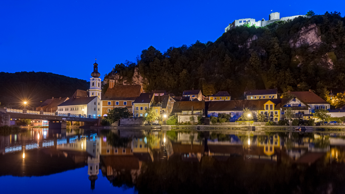 Kallmünz in der blauen Stunde