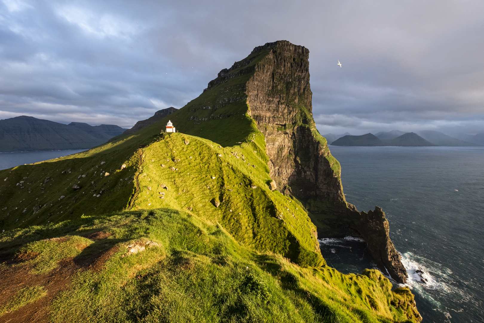 Kallur on the northern Faroe island Kalsoy