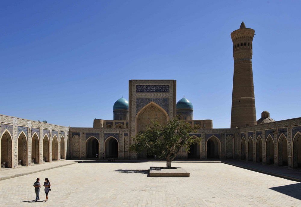 Kalon Moschee und Minarett in Bukhara