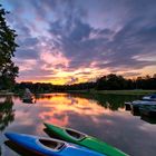 Kalscheurer Weiher beim Sonnenuntergang