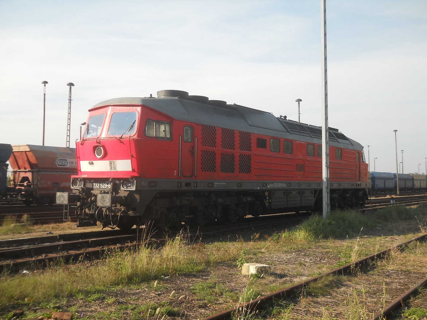 Kalt in Horka: BR 232 529-8