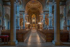 Kalt-Warm, so war heut das Licht in der Basilika Maria Puchheim