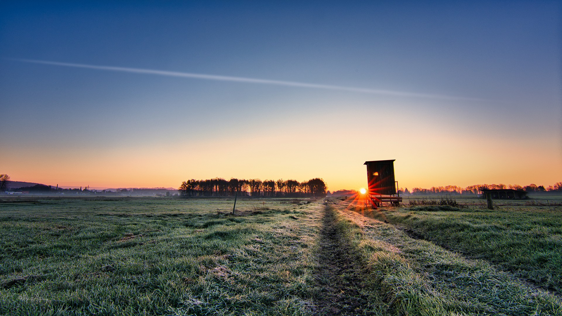 Kalt war‘s heute morgen