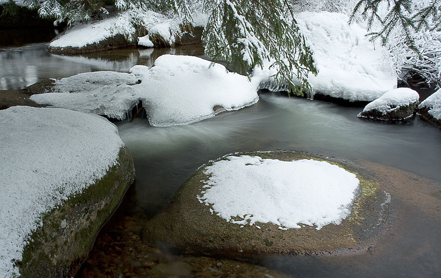 Kalte Bode im Winter