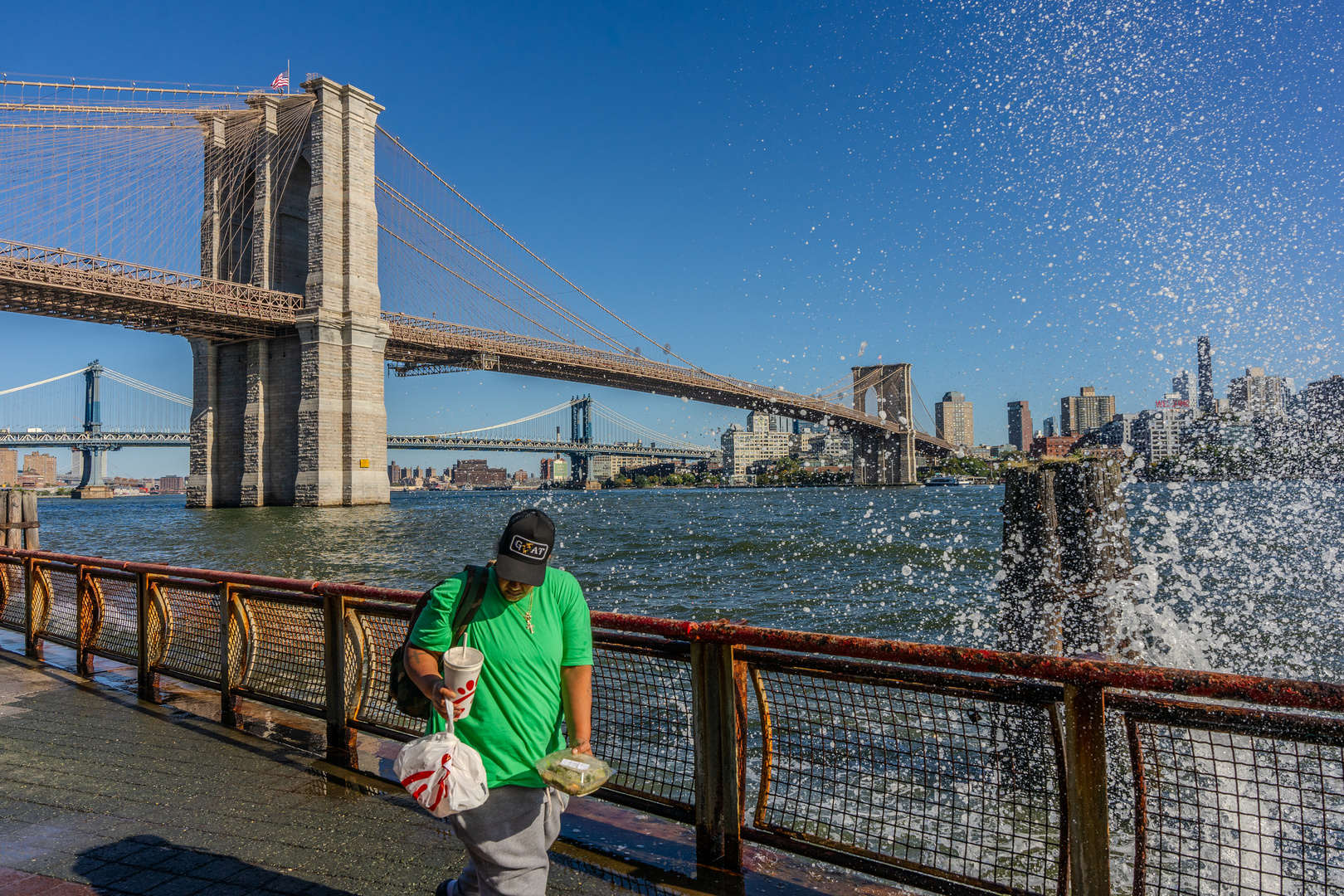 Kalte DUSCHE in NEW YORK CITY