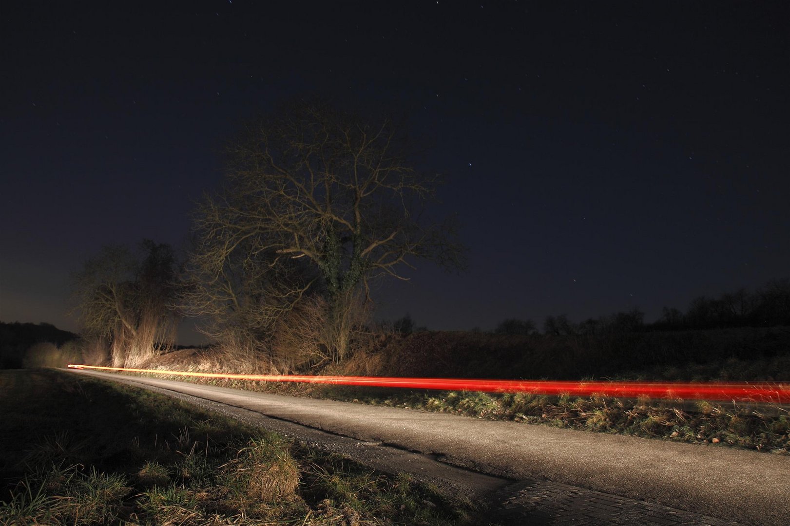 kalte, klare Nacht