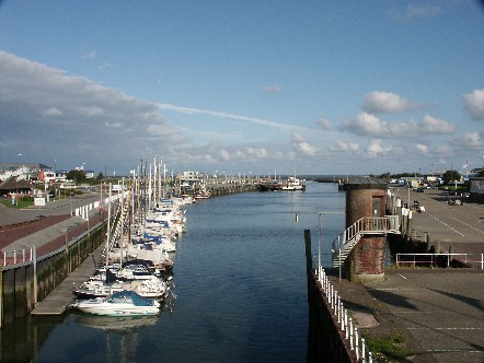 kalte Seeluft am Hafen