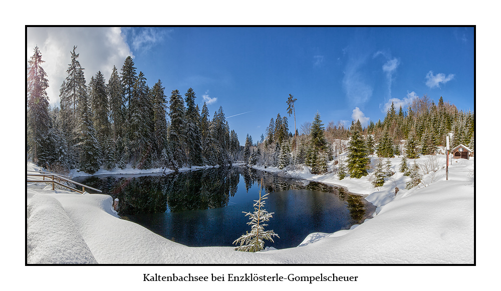 Kaltenbachsee bei Enzklösterle-Gompelscheuer