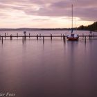 Kalter April Abend am Steinhuder Meer