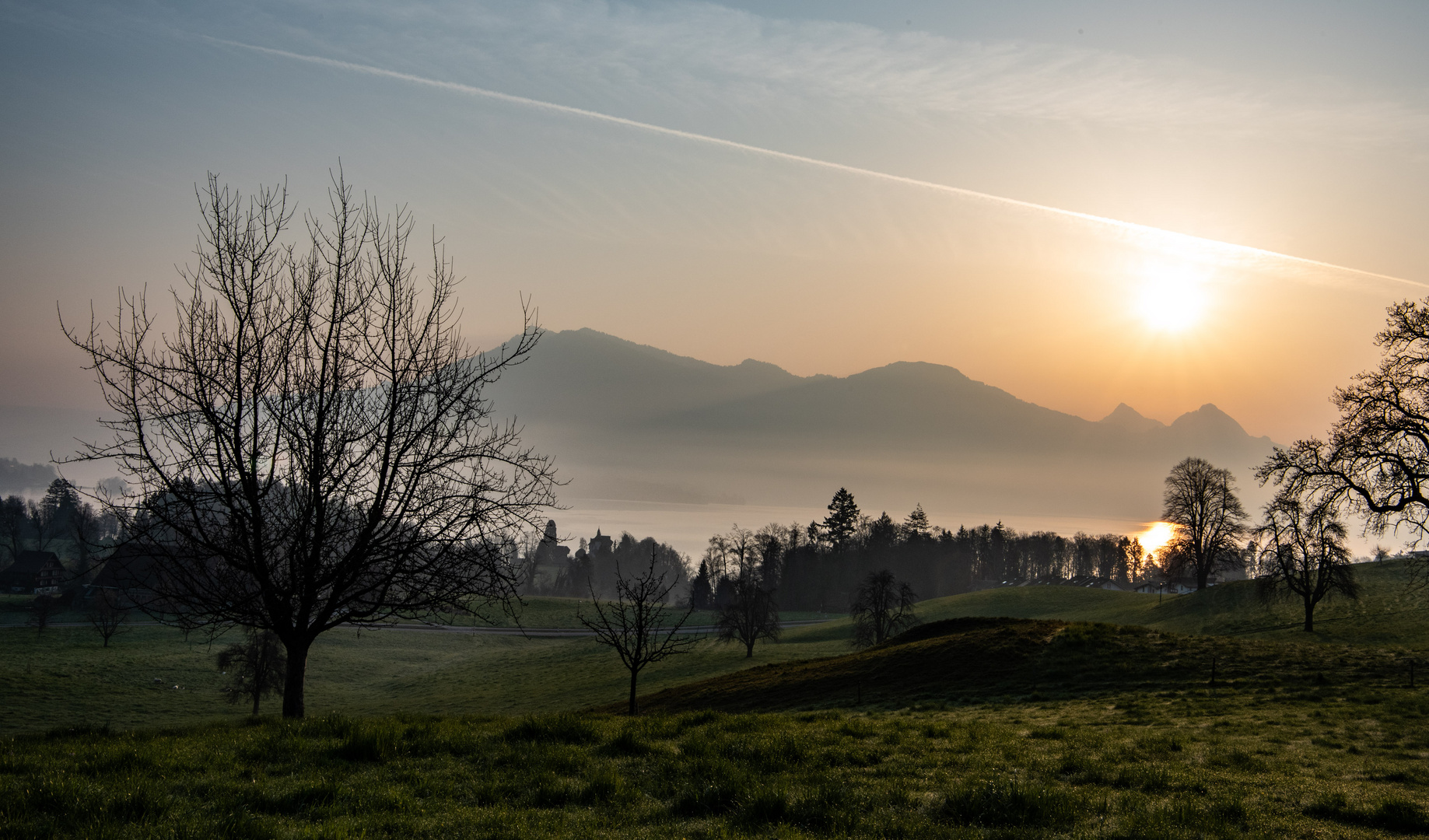 kalter Frühlingsmorgen