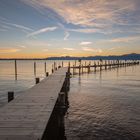 Kalter Morgen am Chiemsee