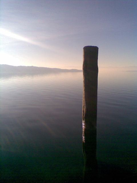 Kalter Morgen am See