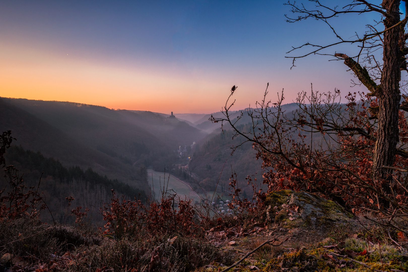 Kalter Morgen im Hunsrück