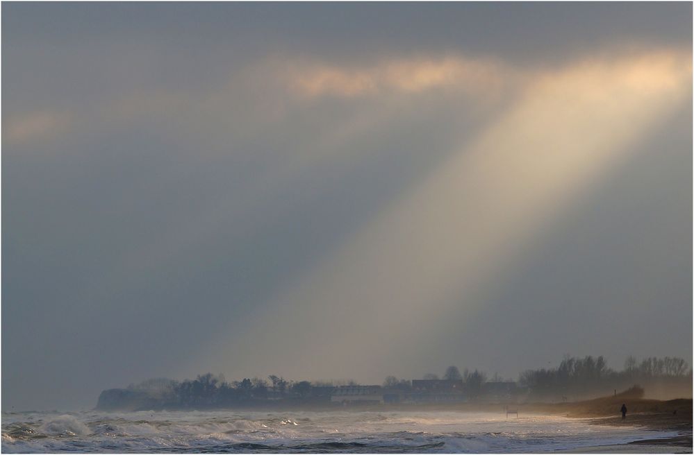 kalter Ostwind nimmt das Licht mit