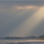 kalter Ostwind nimmt das Licht mit