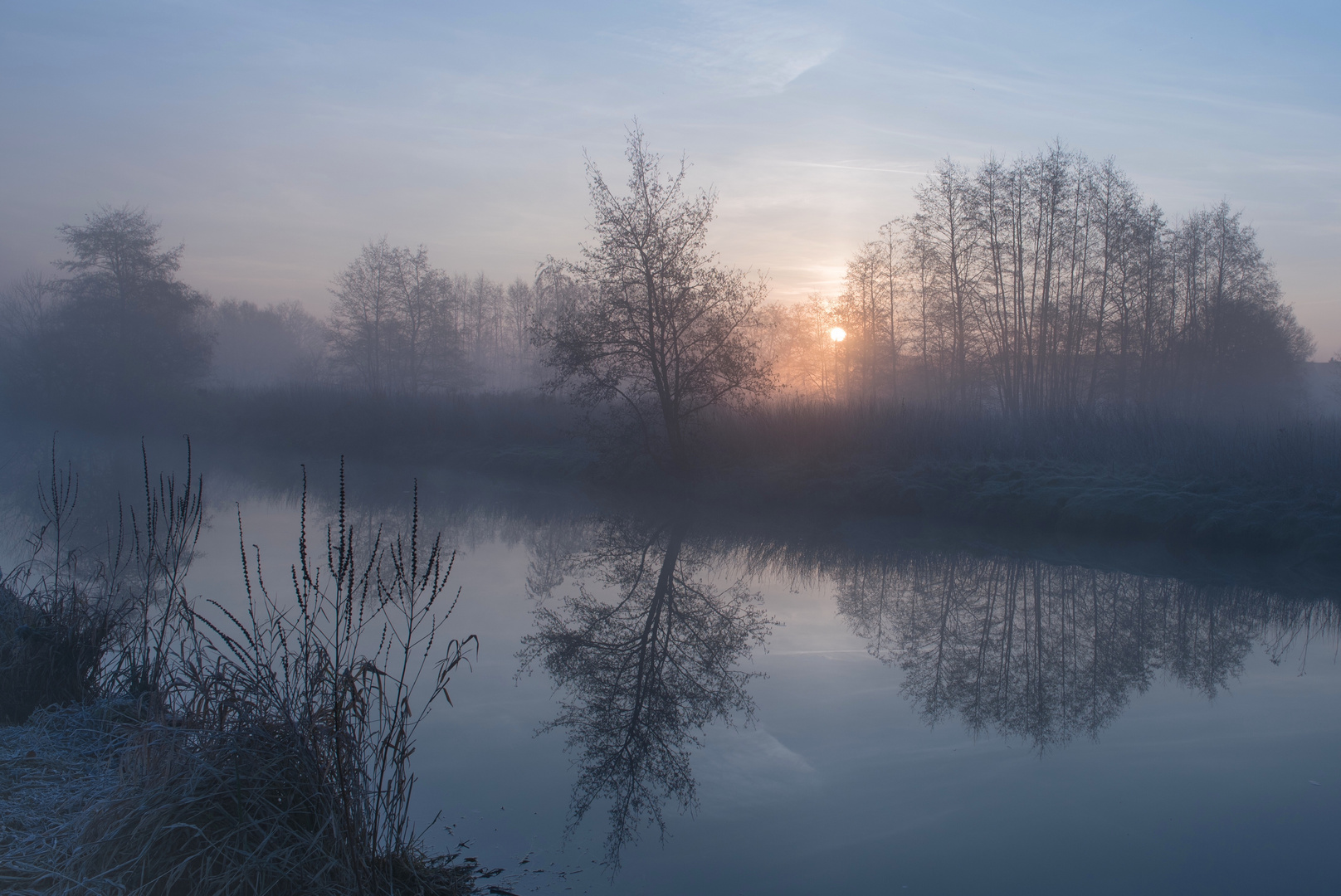 Kalter Sonnenaufgang 