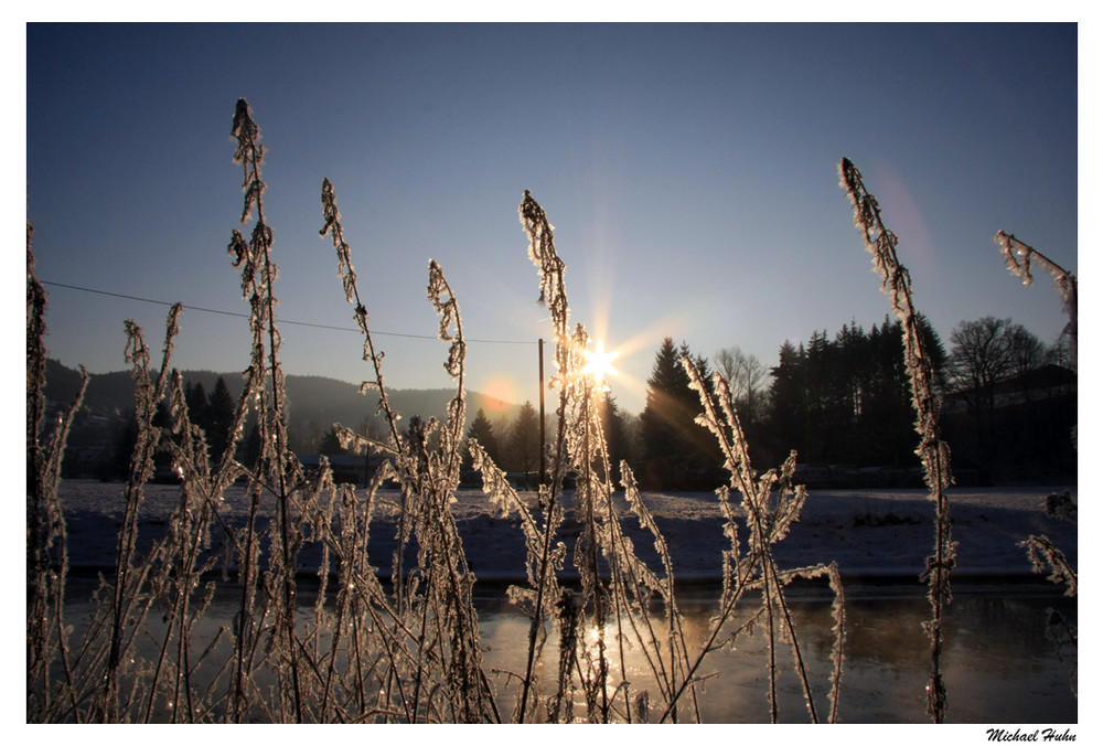 Kalter Sonnenaufgang