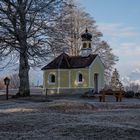 ...kalter sonniger Morgen in Oberbayern...